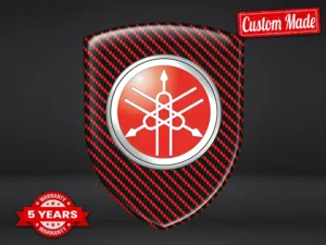 Yamaha Pegatinas Cúpula Estilo Superior Insignias Alta Calidad